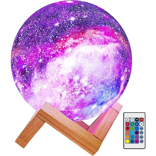 3D Moon Light Galaxy Light